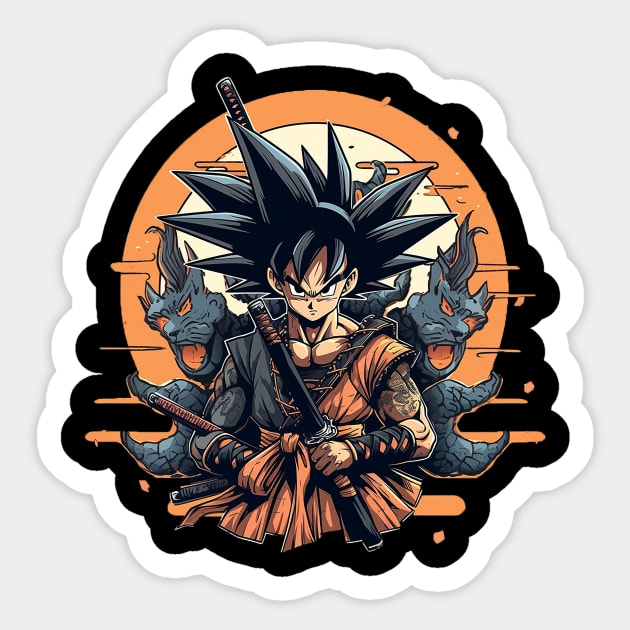 goku Sticker by lets find pirate